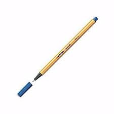 Stylo feutre fin bleu foncé point 88 fine 0.4