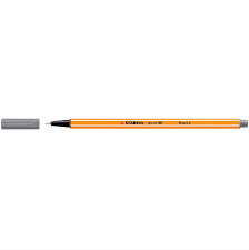 Stylo feutre fin gris foncé point 88 fine 0.4