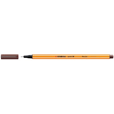 Stylo feutre fin marron point 88 fine 0.4