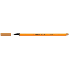 Stylo feutre fin ocre jaune point 88 fine 0.4