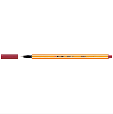 Stylo feutre fin rouge point 88 fine 0.4