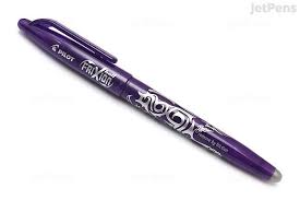 Stylo bille frixion violet