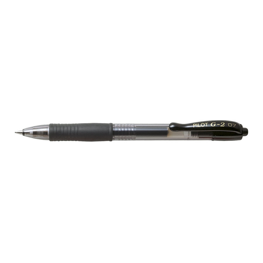 Stylo G-2 retractable 0.7 noir