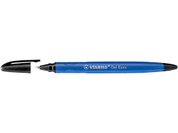 Stylo bille a gomme gel exxx bleu