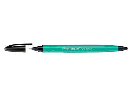 Stylo bille a gomme gel exxx vert