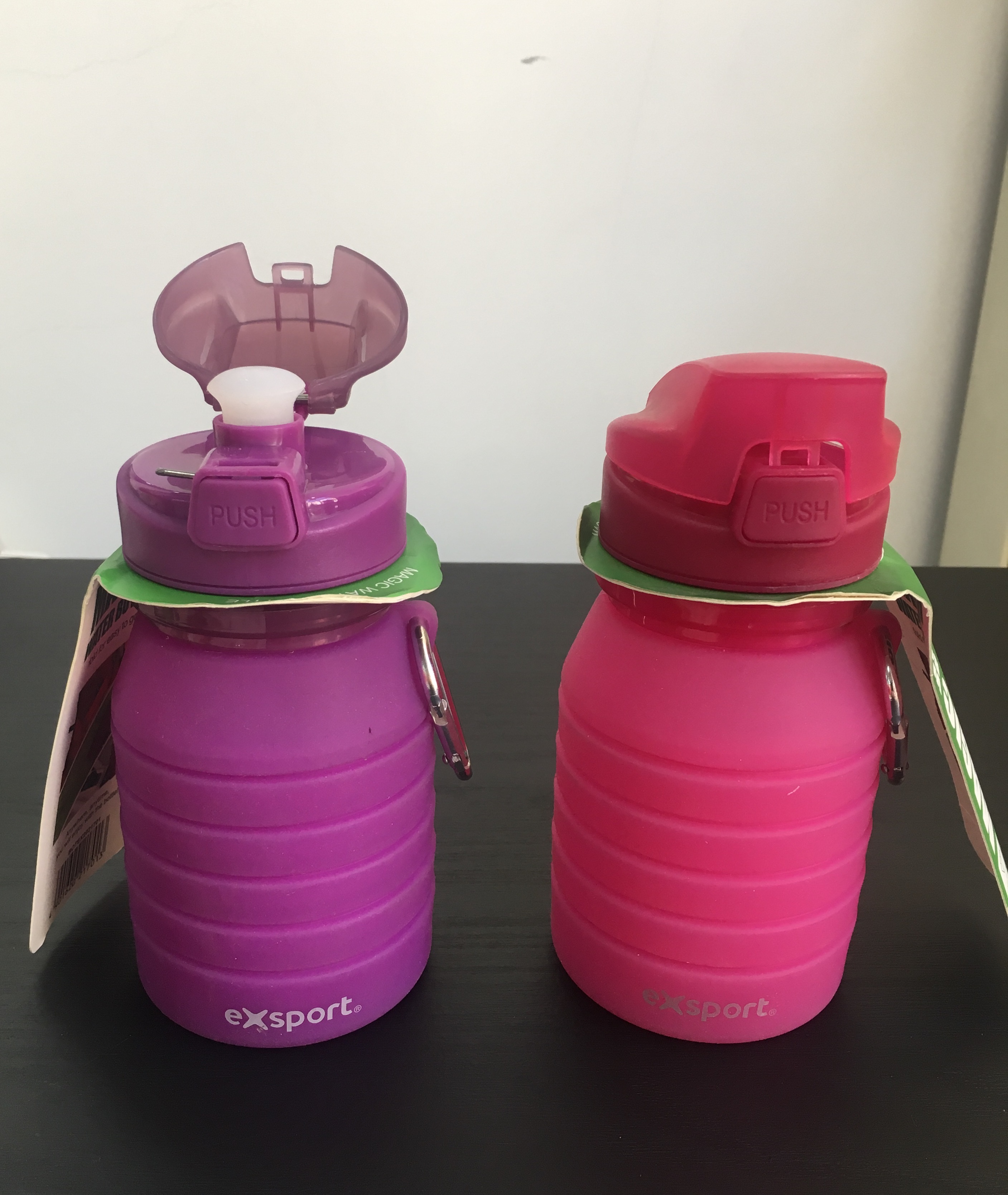 Gourde exsport magique pliante (silicone)