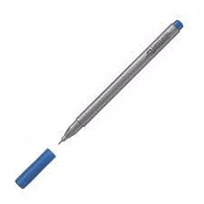 Stylo feutre grip fin 0.4 bleu fonce