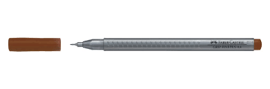Stylo feutre grip fin 0.4 marron