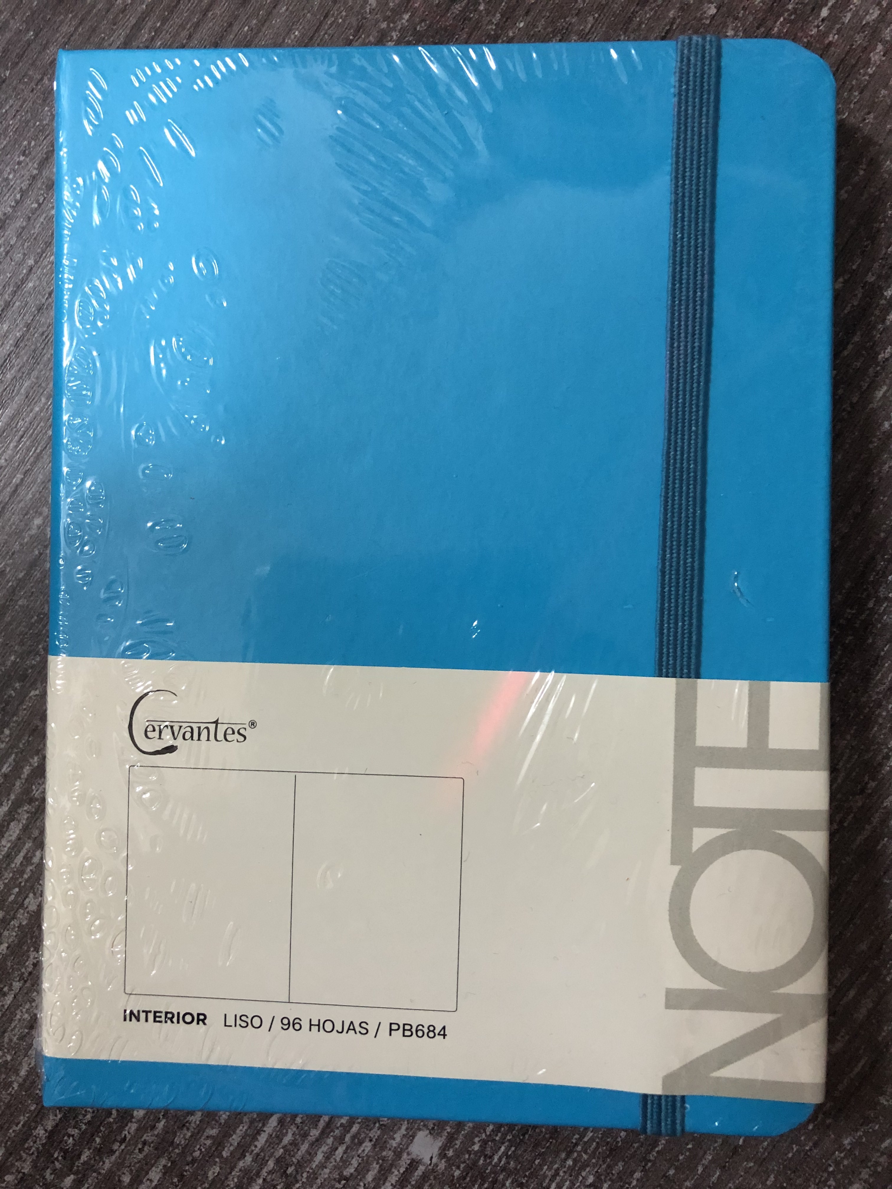 Carnet de note petit format bleu