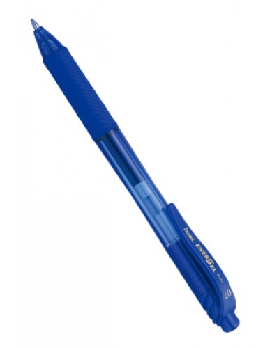 Stylo gel rétractable bleu