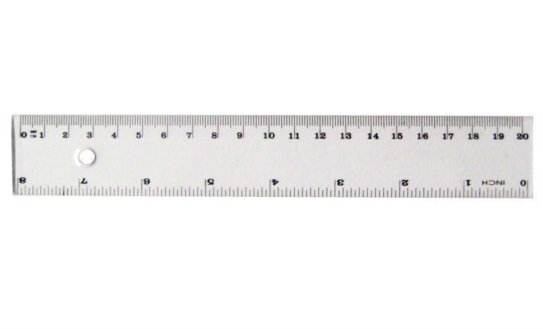 Règle en plastique 20 cm