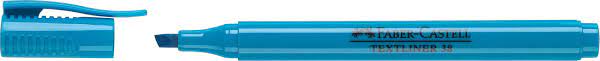 Surligneur bleu fluo Textliner 38