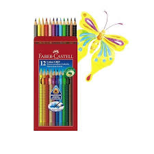 Crayon de coul. 12 aqua + pinceau