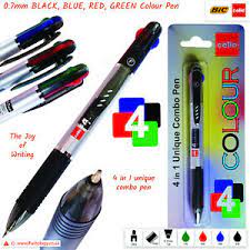 Stylo bille 4 couleurs en 1 stylo