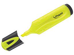 Surligneur jaune fluo