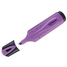 Surligneur violet fluo