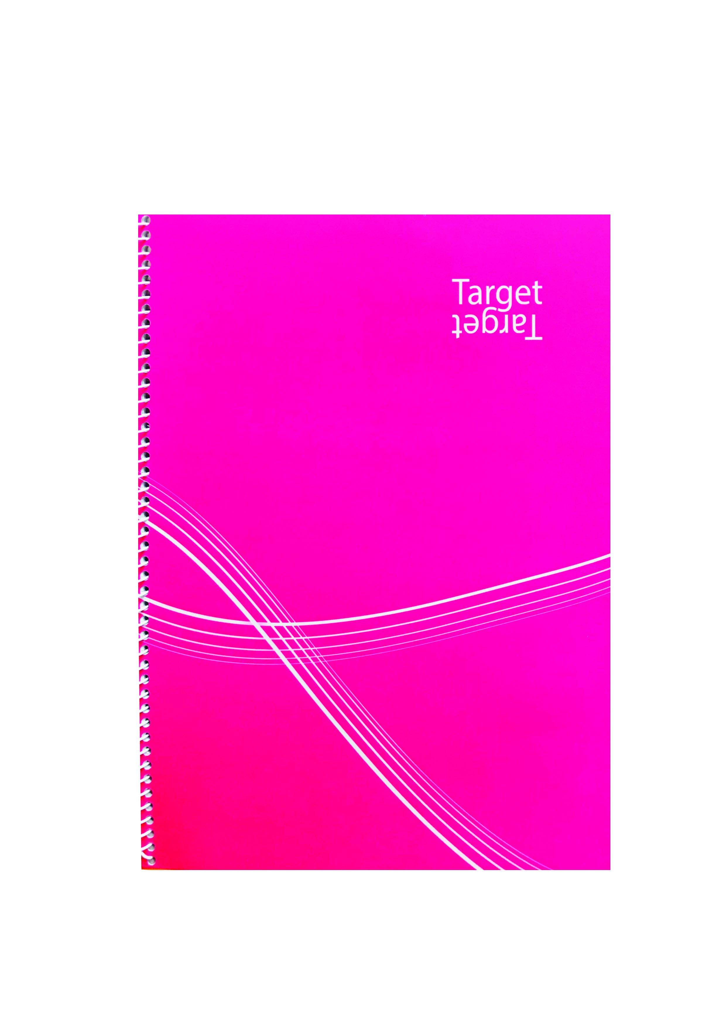 Cahier spiral 144f. 70gr. 27.5x21cm.