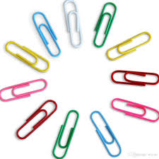 Trombones attache papier petite colorée 28mm 100pcs