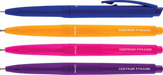 Stylo bille retractable bleu centrum 1.0