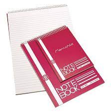Cahier bloc note a4 ressort