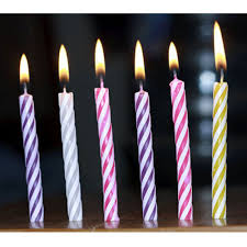 Bougies anniversaire