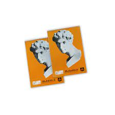 Cahier dessin orange grd.