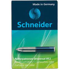 Cartouche stylo bille schneider bleu