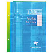 Papier classeur ligne arabe A5 100 pages