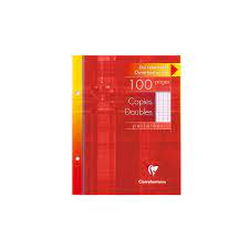 Papier double perforee a5 100 pages
