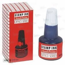Encre tampon noir