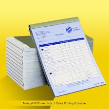 Cahier facture grd. 2 copies ncr Papec