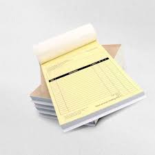 Cahier facture ncr pt. 2 copies Papec