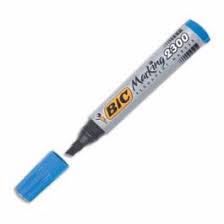 Stylo feutre permanent bic bleu