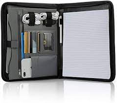 Cartable porte document cuir fermeture eclair