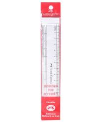 Regle 15cm. plastic Faber castell