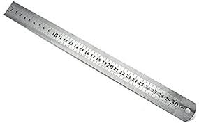 Regle 30cm. en metal