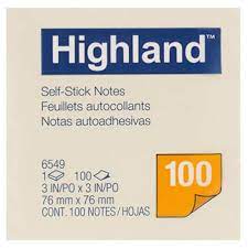 Note adhesive carre 76x76mm.