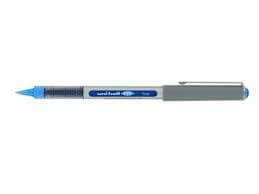 Stylo bille uni ball fin bleu clair