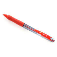 Stylo bille retractable laknok uni rouge