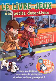 Le livre jeux des petits detectives ( orange )