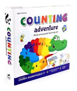 Counting adventure -book & puzzle learning set