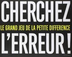 Cherchez le grand jeu de la petite difference L'er...