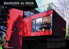 maisons de bois ; architecture et décoration d'int...