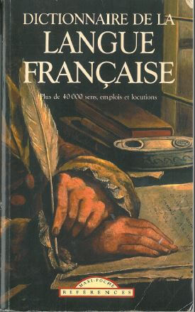 dictionnaire de la langue francaise