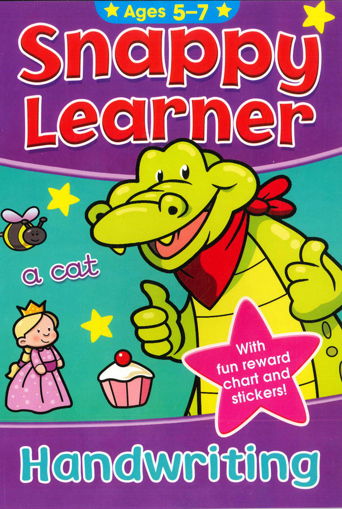 Snappy Learner - Handwriting with fun reward chart & stickers 5-7 Years