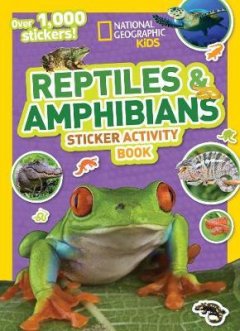 reptiles & amphibians sticker book