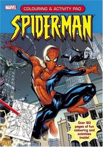 SPIDERMAN COLOURING & ACTIVITY PAD
