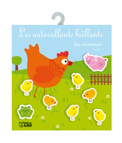 Les Autocollants Brillants des Petitts Enfants des Animaux