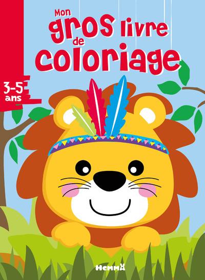 MON GROS LIVRE DE COLORIAGE (LION)