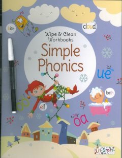 Wipe & clean workbook- phonics  2-4 yrs